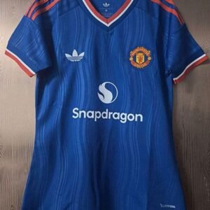 Maillot Femme Manchester United Extérieur 2026/2027 Bleu