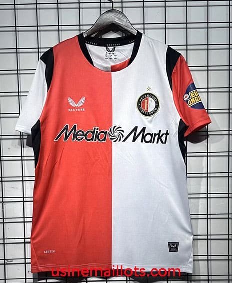 Maillot Feyenoord Domicile 2026/2027 Rouge Blanc