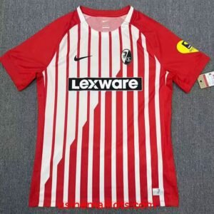 Maillot Freiburg Domicile 2026/2027 Rouge Blanc