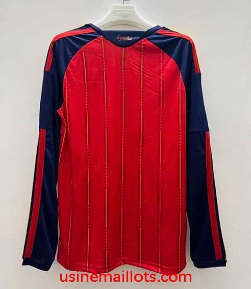 Maillot Manches Longues Espagne Domicile Coupe du Monde 2026 2 Étoiles – Image 2
