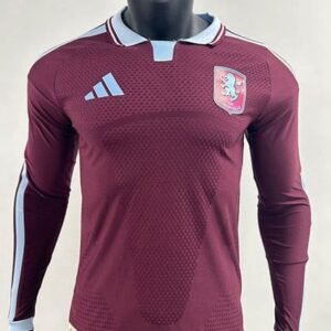 Maillot Match Aston Villa Domicile Manches Longues 2026/2027 Rouge