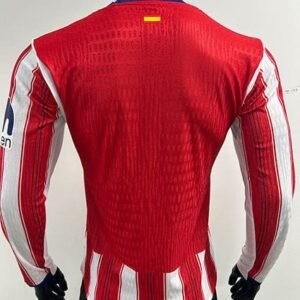 Alternative view of Maillot Match Atletico Madrid Domicile Manches Longues 2026/2027 Rouge Blanc