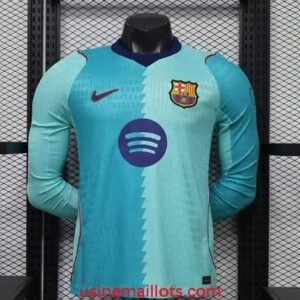 Maillot Match Barcelone Third Manches Longues 2026/2027 Bleu
