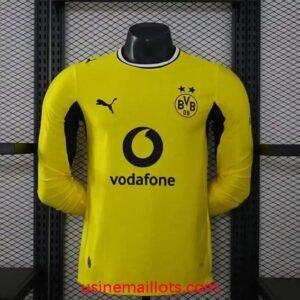 Maillot Match Dortmund Domicile Manches Longues 2026/2027 Jaune