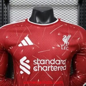Alternative view of Maillot Match Liverpool Domicile Manches Longues 2026/2027 Rouge