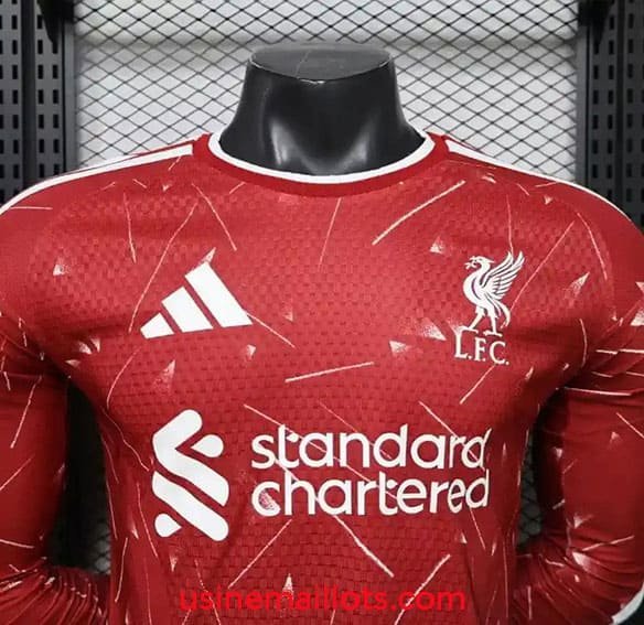 Maillot Match Liverpool Domicile Manches Longues 2026/2027 Rouge – Image 2