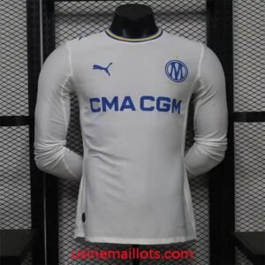 Maillot Match Marseille Domicile Manches Longues 2026/2027 Blanc