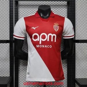 Maillot Match Monaco Domicile 2026/2027 Rouge Blanc