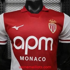 Alternative view of Maillot Match Monaco Domicile 2026/2027 Rouge Blanc