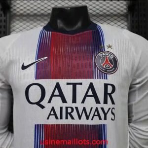 Alternative view of Maillot Match PSG Extérieur Manches Longues 2026/2027 Blanc Rouge