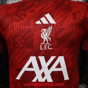 Alternative view of Maillot match Pré-Match Liverpool 2026/2027 rouge