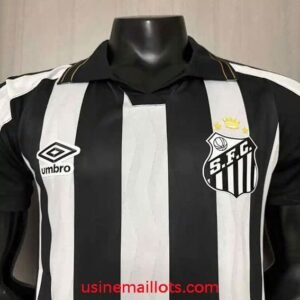 Alternative view of Maillot Match Santos FC Domicile 2026/2027 Noir Blanc