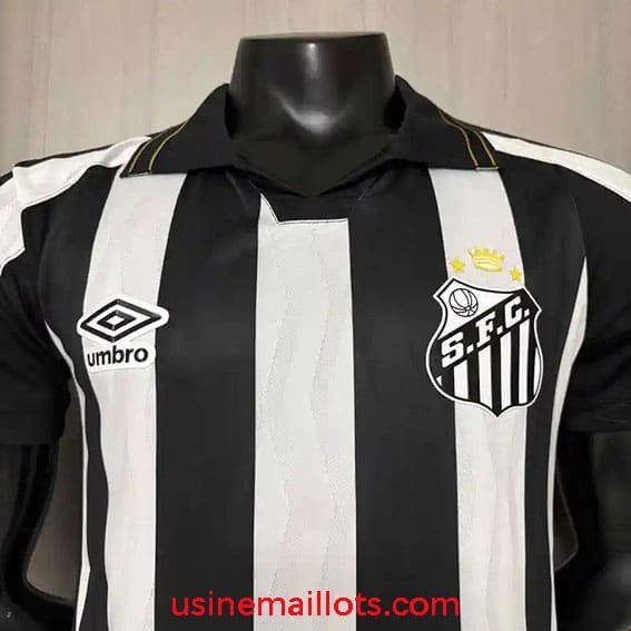 Maillot Match Santos FC Extérieur 2026/2027 Noir Blanc – Image 2