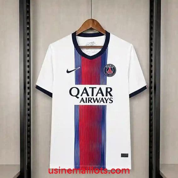 Maillot PSG Extérieur 2026/2027 Blanc Rouge