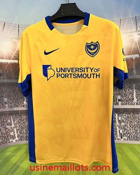 Maillot Portsmouth Extérieur 2026/2027 Jaune Bleu