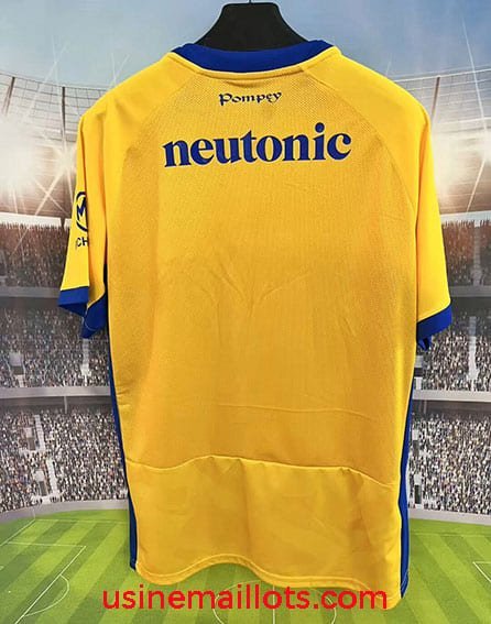 Maillot Portsmouth Extérieur 2026/2027 Jaune Bleu – Image 2