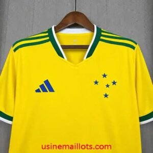 Alternative view of Maillot Pré-Match Cruzeiro 2026/2027 Jaune
