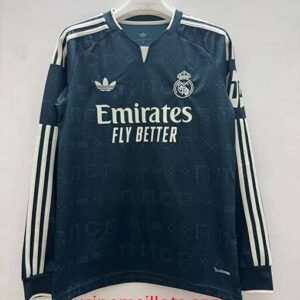 Maillot Real Madrid Extérieur Manches Longues 2026/2027 Vert