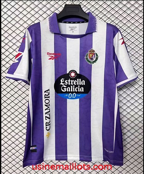 Maillot Real Valladolid Domicile 2026/2027 Blanc Violet