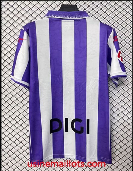Maillot Real Valladolid Domicile 2026/2027 Blanc Violet – Image 2