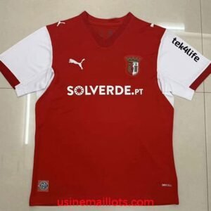 Maillot SC Braga Domicile 2026/2027 Rouge Blanc