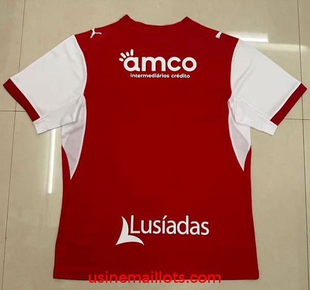 Maillot SC Braga Domicile 2026/2027 Rouge Blanc – Image 2