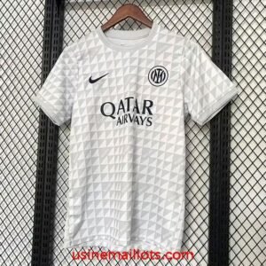 Maillot Training Inter Milan 2026/2027 Gris Blanc