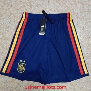 Short Espagne Domicile Coupe du Monde 2026 2 Étoiles