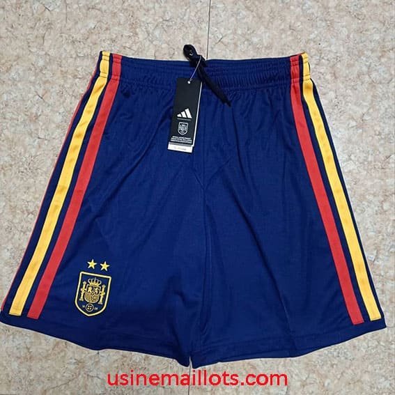 Short Espagne Domicile Coupe du Monde 2026 2 Étoiles