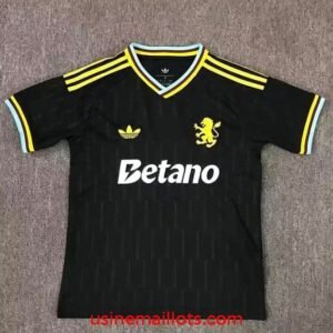 Maillot Aston Villa Extérieur 2026/2027 Noir