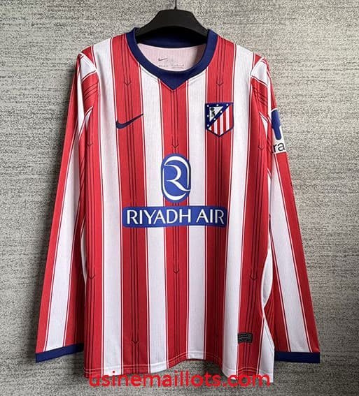 Maillot Atletico Madrid Domicile Manches Longues 2026/2027