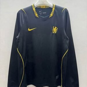 Maillot Chelsea Extérieur Manches Longues 2026/2027 Noir