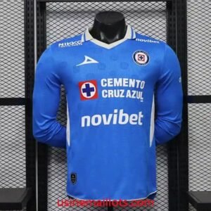 Maillot Cruz Azul Domicile Manches Longues 2026/2027 Bleu