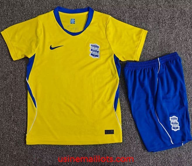 Maillot Enfant Birmingham City Extérieur 2026/2027 Jaune Bleu