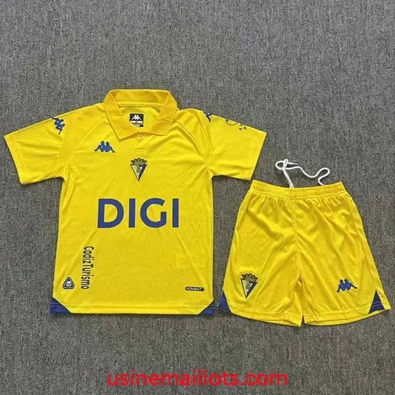 Maillot Enfant Cadiz CF Domicile 2026/2027 Jaune