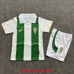 Maillot Enfant Cordoba CF Domicile 2026/2027 Vert Blanc