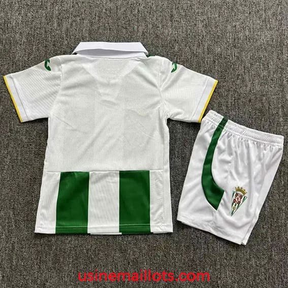 Maillot Enfant Cordoba CF Domicile 2026/2027 Vert Blanc – Image 2