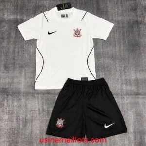 Maillot Enfant Corinthians Domicile 2026/2027 Blanc Noir