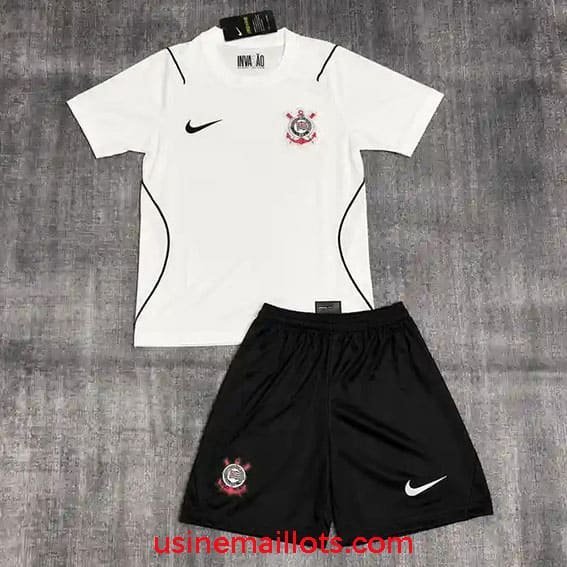 Maillot Enfant Corinthians Domicile 2026/2027 Blanc Noir