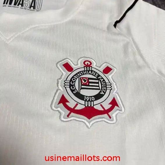 Maillot Enfant Corinthians Domicile 2026/2027 Blanc Noir – Image 2