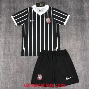 Maillot Enfant Corinthians Extérieur 2026/2027 Noir Blanc