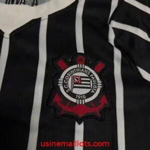 Alternative view of Maillot Enfant Corinthians Extérieur 2026/2027 Noir Blanc