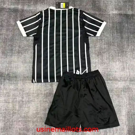 Maillot Enfant Corinthians Extérieur 2026/2027 Noir Blanc – Image 3