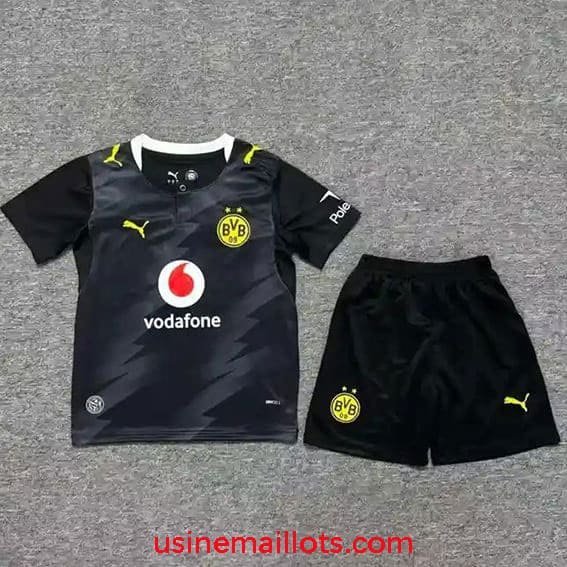 Maillot Enfant Dortmund Extérieur 2026/2027 Noir