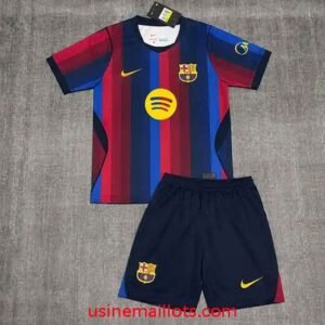 Maillot Enfant FC Barcelone Domicile 2026/2027 Rouge Bleu