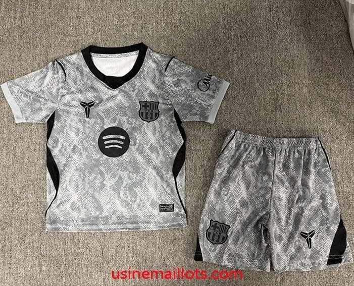Maillot Enfant FC Barcelone Gardien 2026/2027 Gris