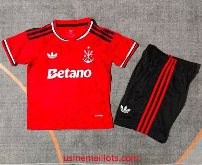 Maillot Enfant Flamengo Third 2026/2027 Rouge Noir