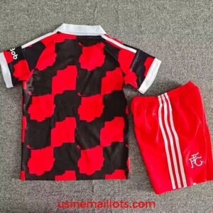 Alternative view of Maillot Enfant Fulham FC Extérieur 2026/2027 Rouge Noir
