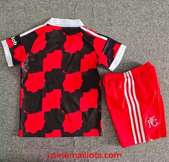 Maillot Enfant Fulham FC Extérieur 2026/2027 Rouge Noir – Image 2