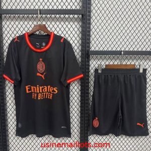 Maillot Enfant Milan AC Third 2026/2027 Noir